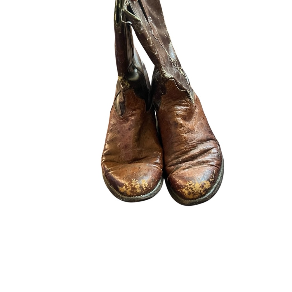 Lucchese Distressed Brown Cowboy Boots size 8D